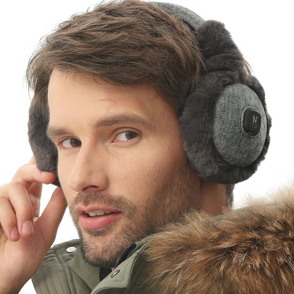 Bluetooth Ear Muffs - Bluetooth 5.0 Headphones Earmuffs Running Ear Warmers  Earmuffs for Women Winter Music Earmuffs Outdoor Christmas Stocking