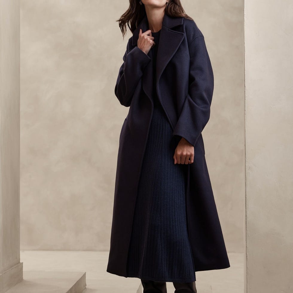 Pura Wool-Cashmere Wrap Coat