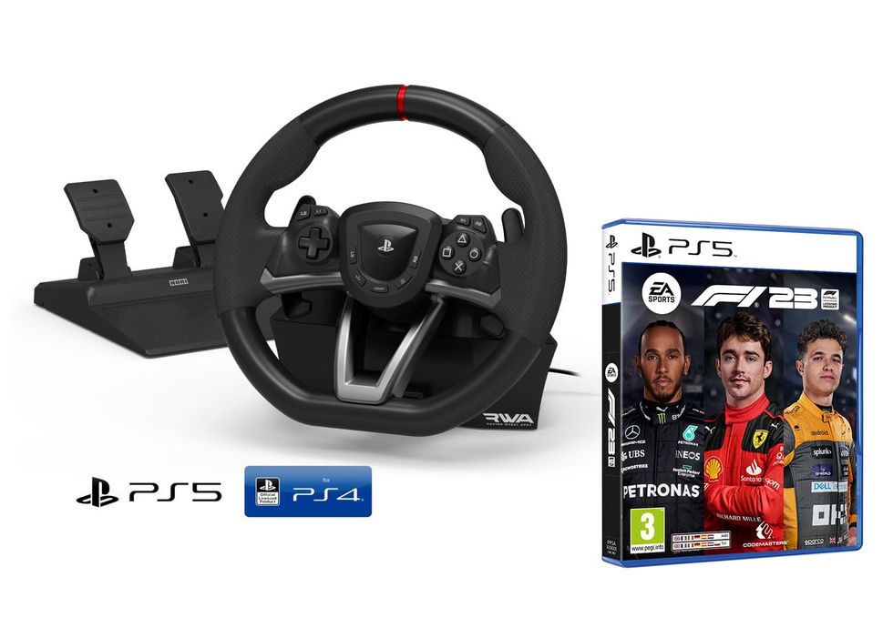Volante PS5 y Pedales RWA licencia Sony PlayStation 5 PS5 + F1 2023 Formula 1 2023 [PS5]