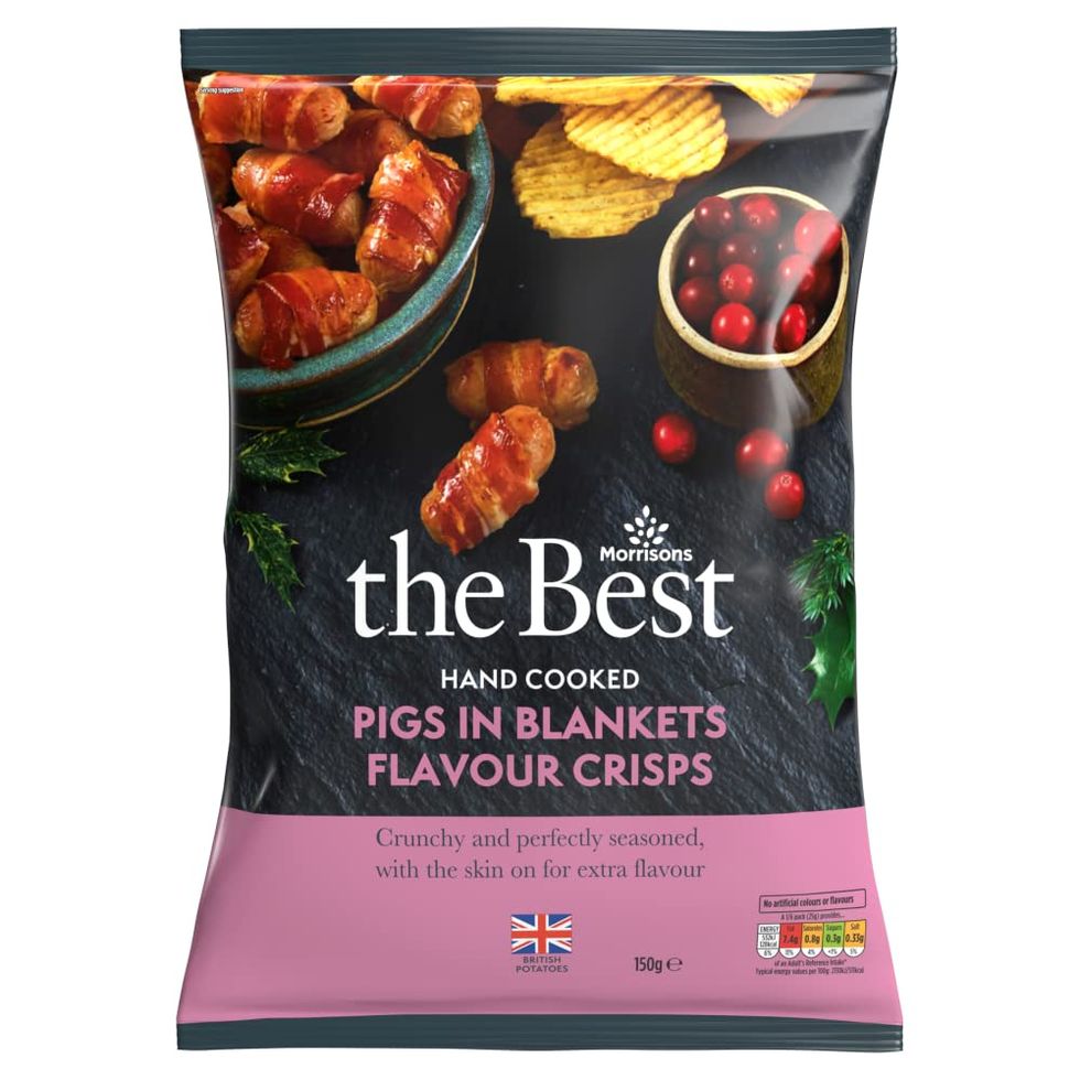 Morrisons The Best Pigs In Blankets Crisps 125g