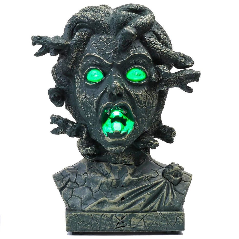 Electronic Animated Medusa Bust