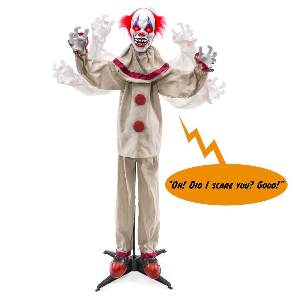 Scary Harry The Motion Activated Animatronic Killer Clown