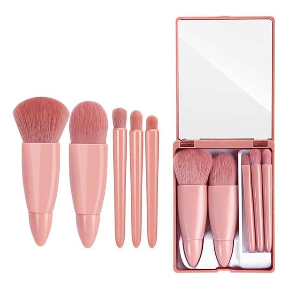 5pcs Mini Complete Function Cosmetic Brushes Kit