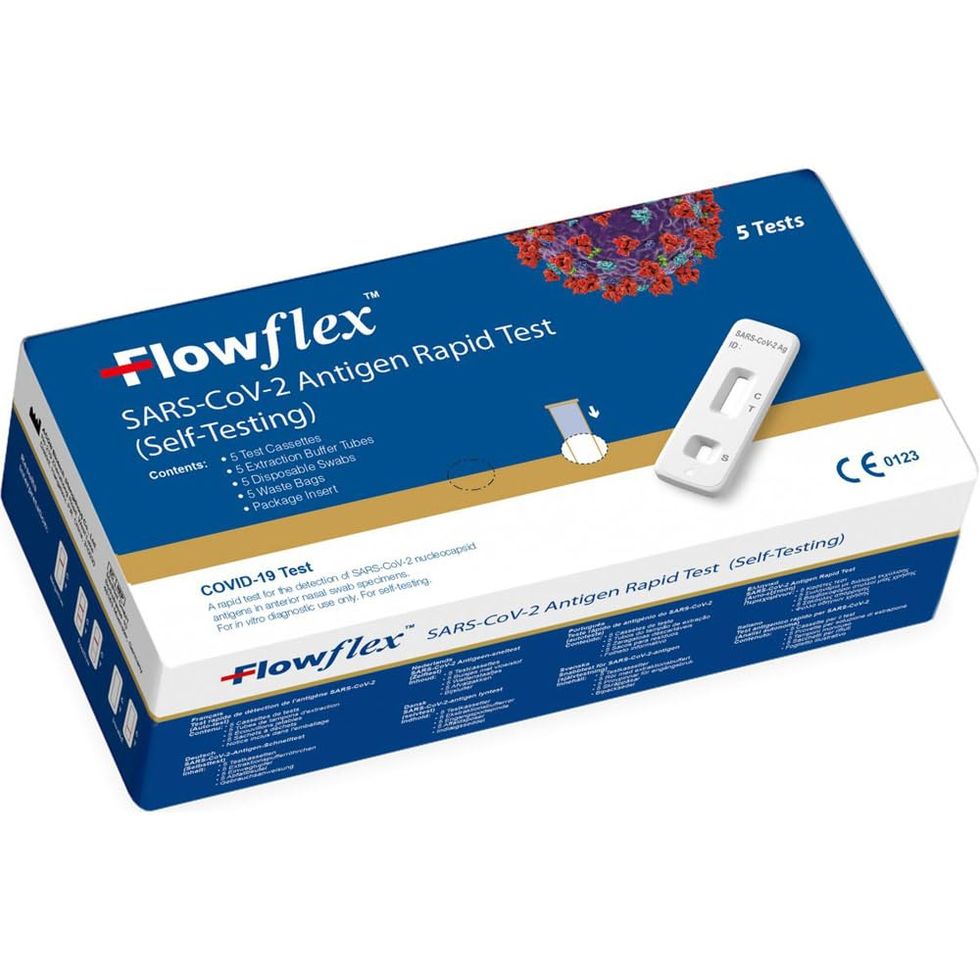 Flowflex One Step Lateral Flow Test Kit (5 tests)