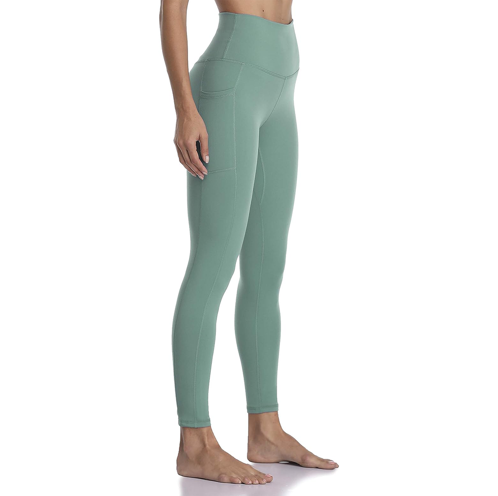 HeyNuts Essential Full Length Leggings for Women Drawstring, High Waisted  Workout Compression Yoga Pants 28'' : : Clothing, Shoes 