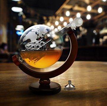 Whiskey Globe Decanter 