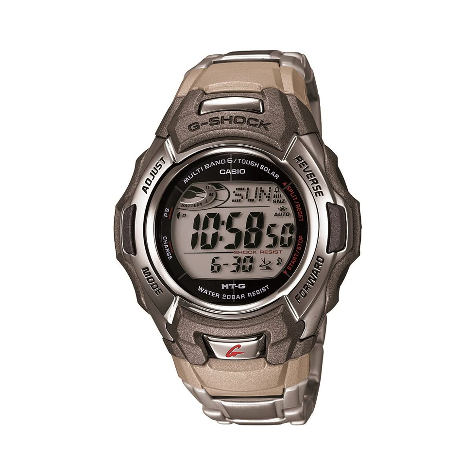 Reloj deportivo atómico solar resistente MTGM900DA-8CR