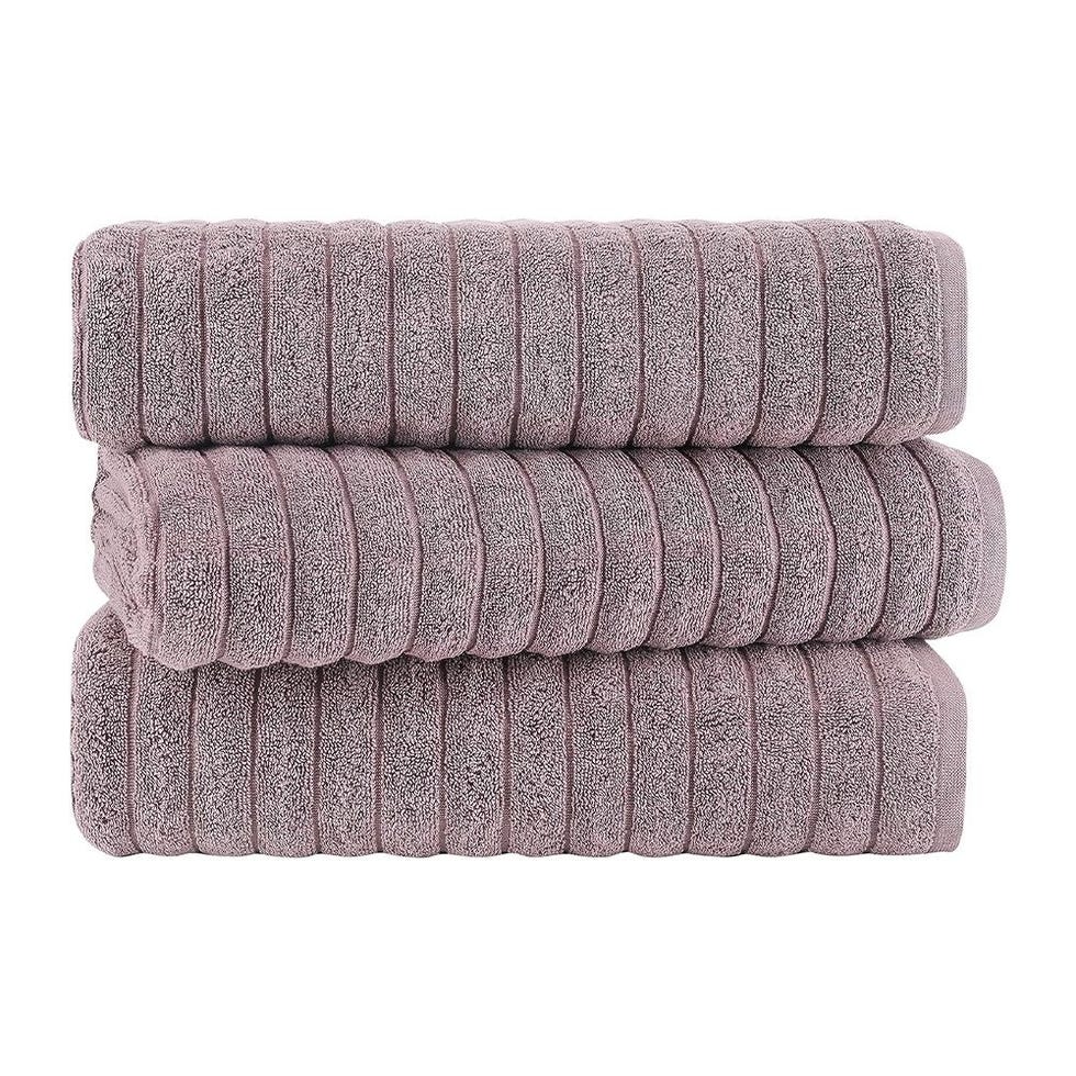Classic Turkish Towels Oversize Ribbed Bath Sheets