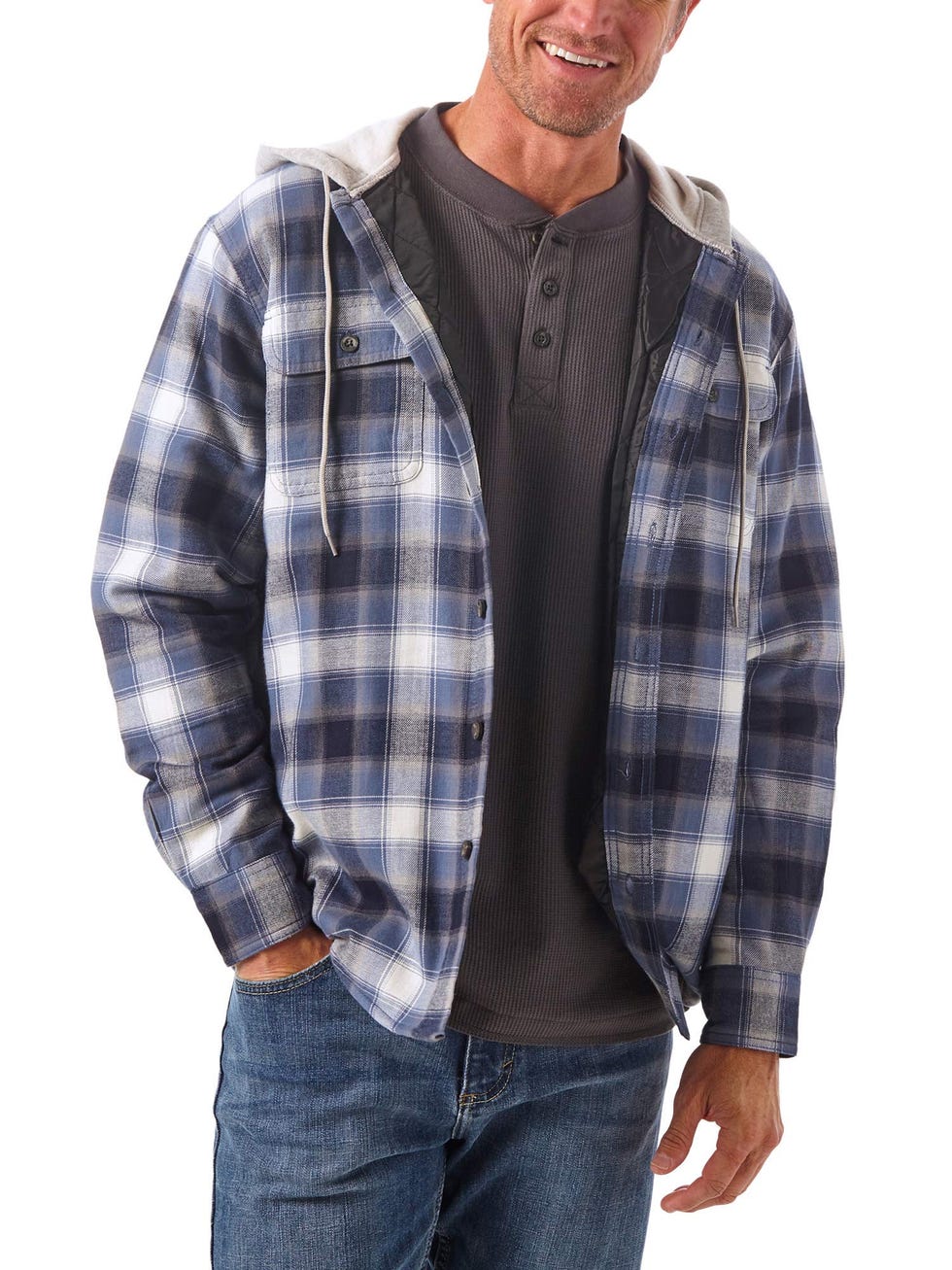Quilted Lined Flannel Shirt 