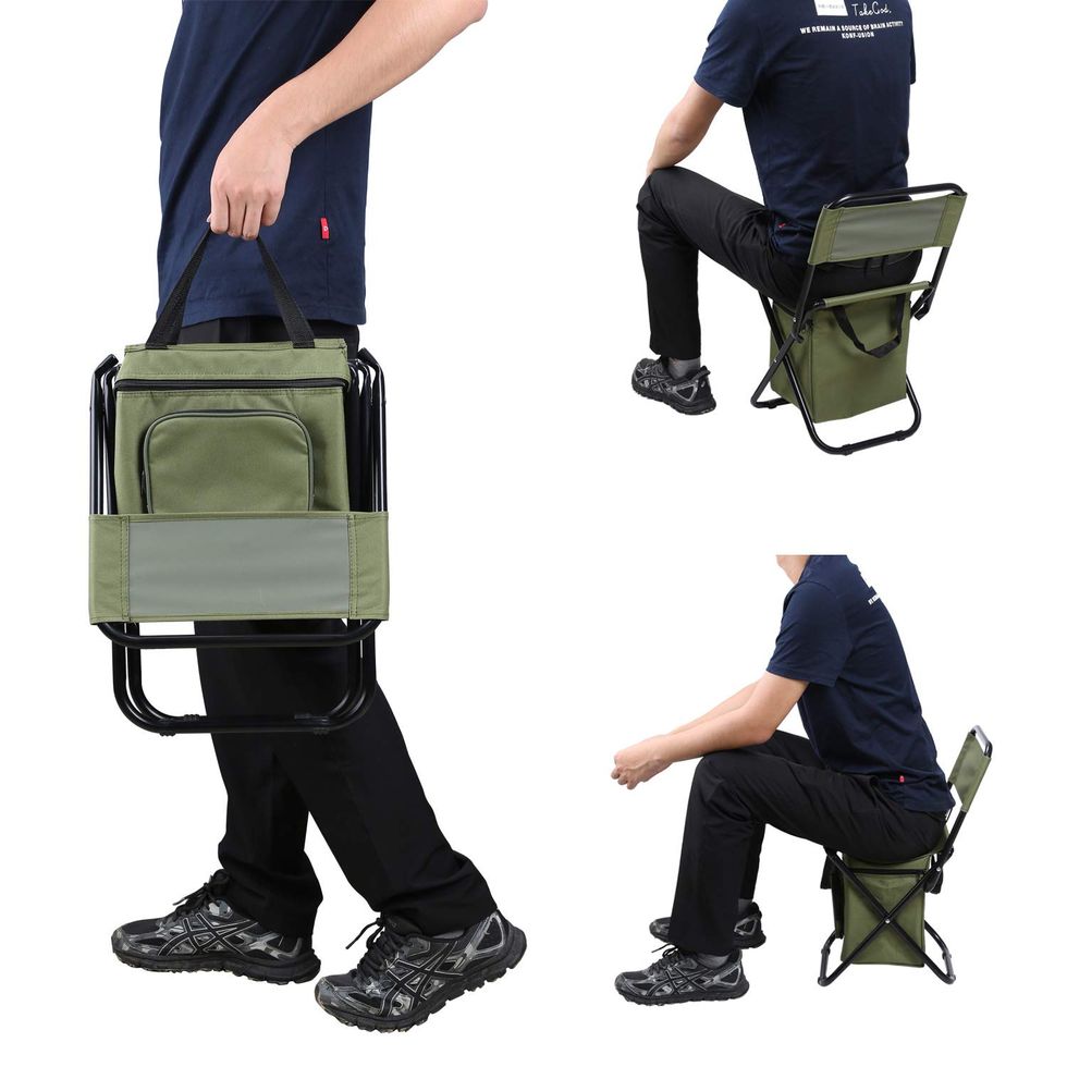 Fishing Chair With Cooler Bag 