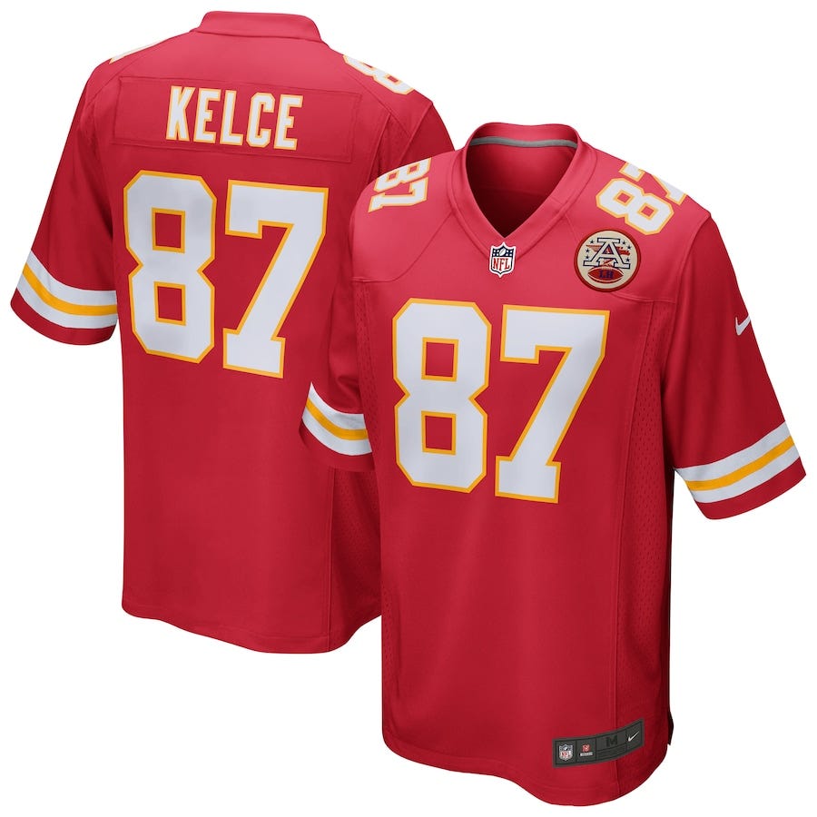 Camiseta de los Jefes de Kansas City de Travis Kelce