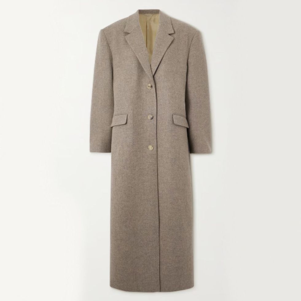 Wool-Blend Coat