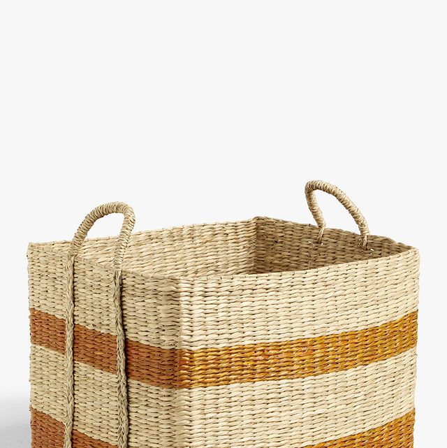 Slouchy Seagrass Square Storage Basket
