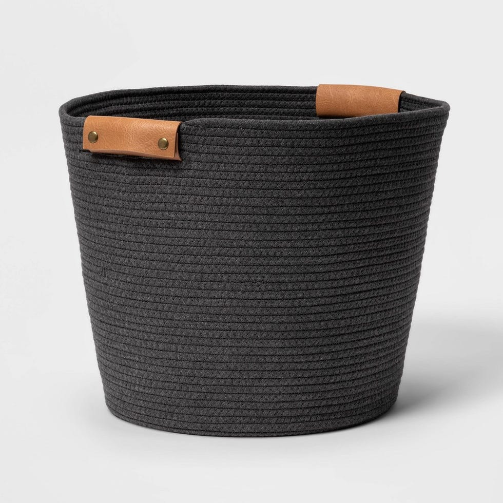 Small Woven Rectangle Storage Basket Gray - Brightroom™