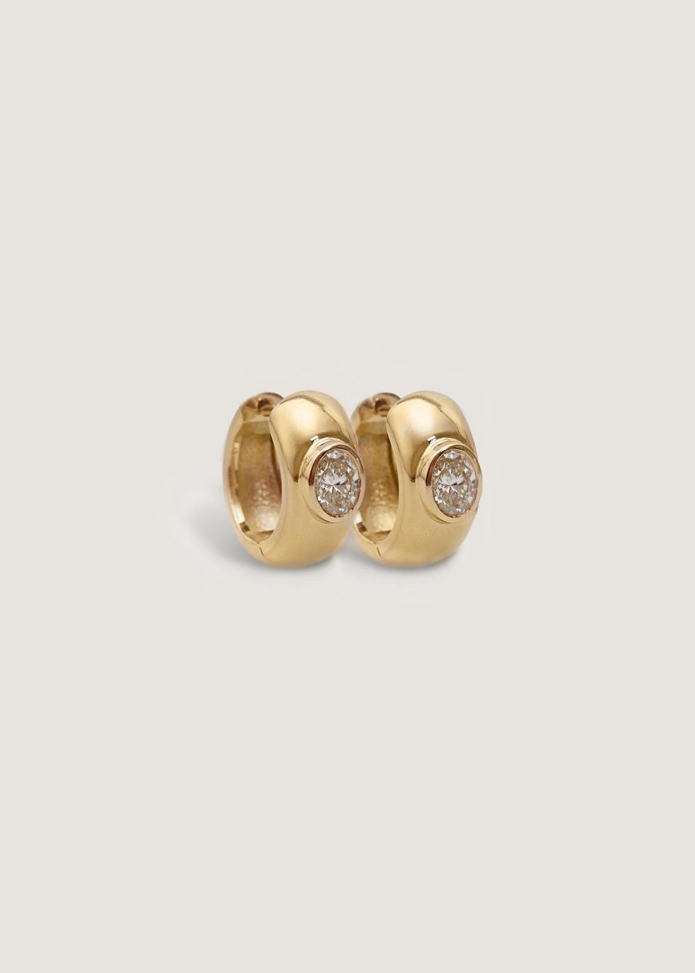 Small Classic Hoop Earrings 14k Gold - Kinn