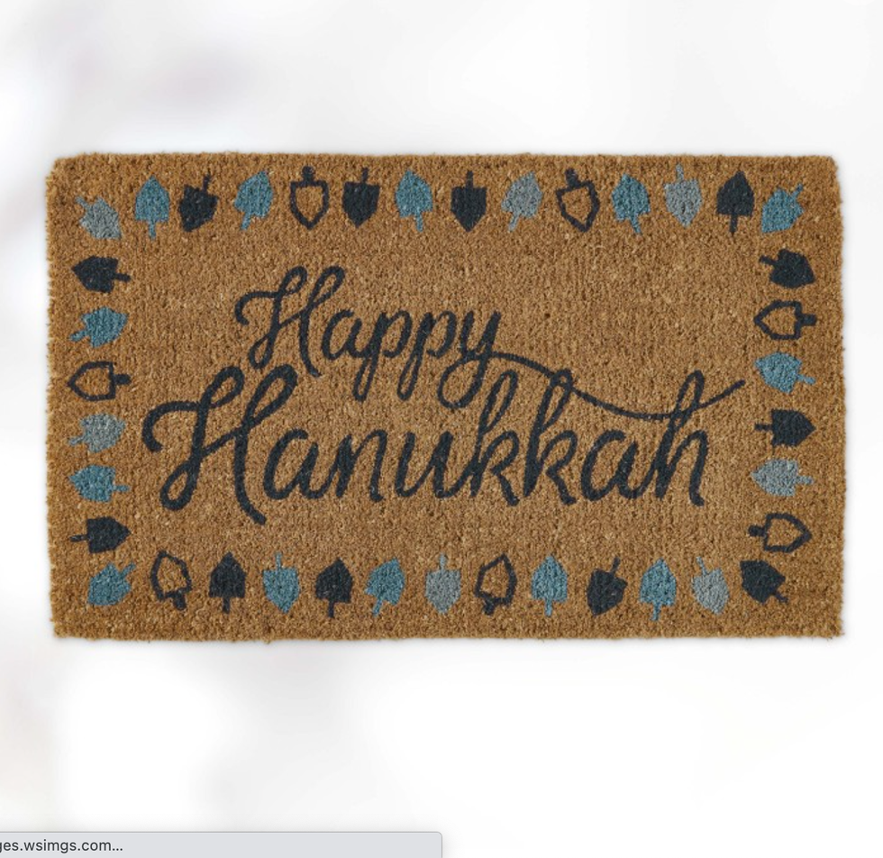 Williams Sonoma Hanukkah Door Mat