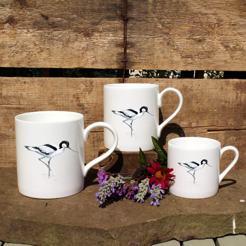 Bone China Mugs in Avocet