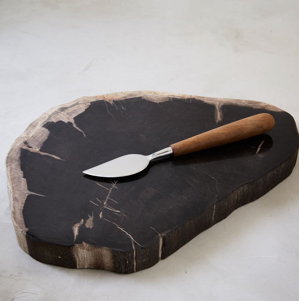 Petrified Wood Charcuterie Board