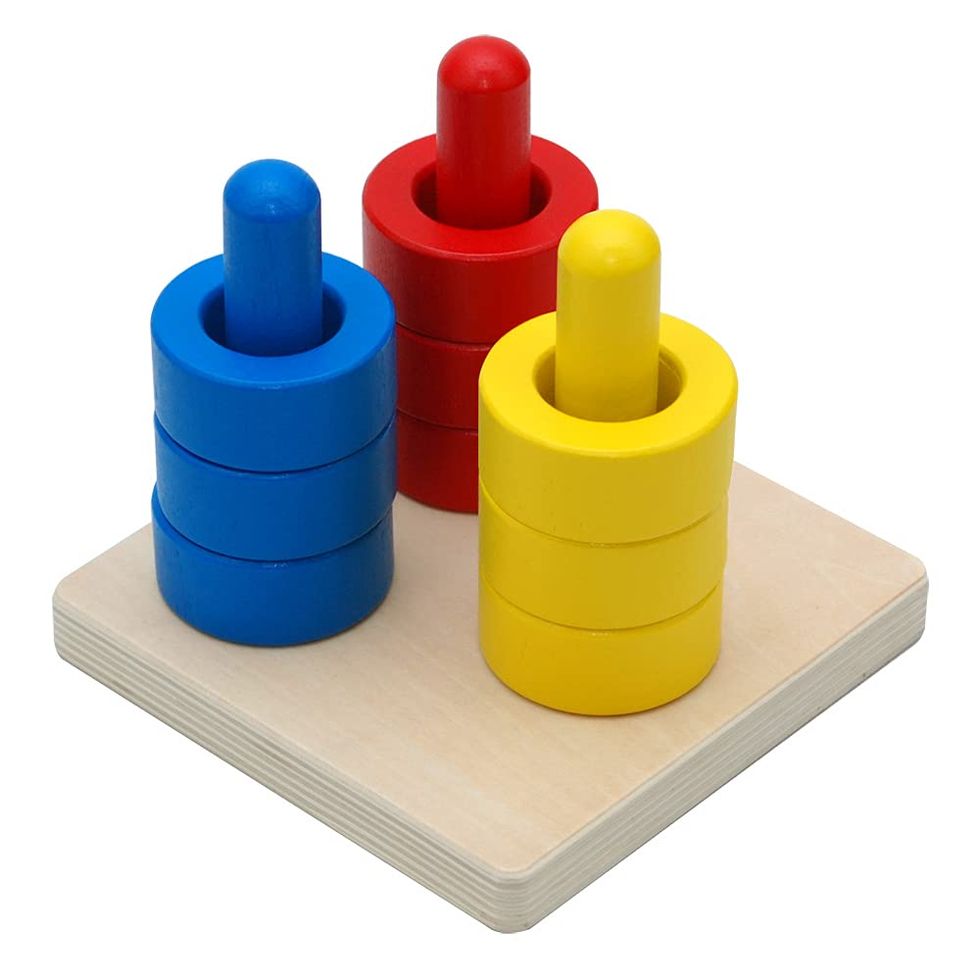 Color Sorting and Stacking Toy
