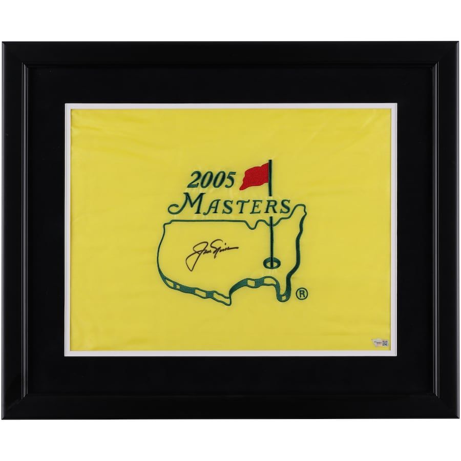 Jack Nicklaus Autographed 2005 Masters Flag