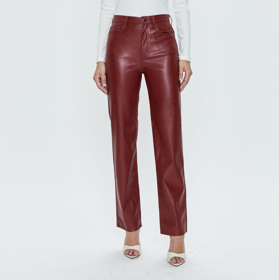 Cassie Super High Rise Straight - Carmine Cassie Super High Rise Straight - Carmine