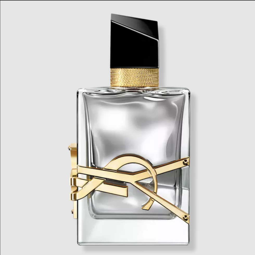 Yves Saint Laurent Perfume Fashion Logo Eau de toilette, carolina herrera,  angle, text, perfume png