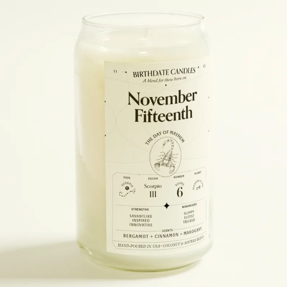 Birthdate Candle Birthdate Candle