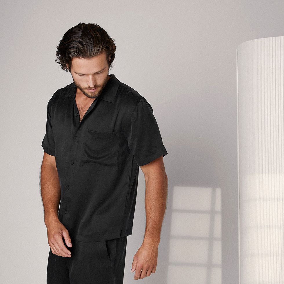 Men's Branded Stretch Cotton Lounge Shorts - Men's Loungewear & Pajamas -  New In 2024