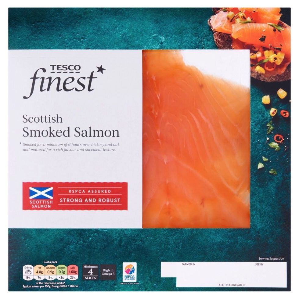 Tesco Finest Scottish Smoked Salmon 120g