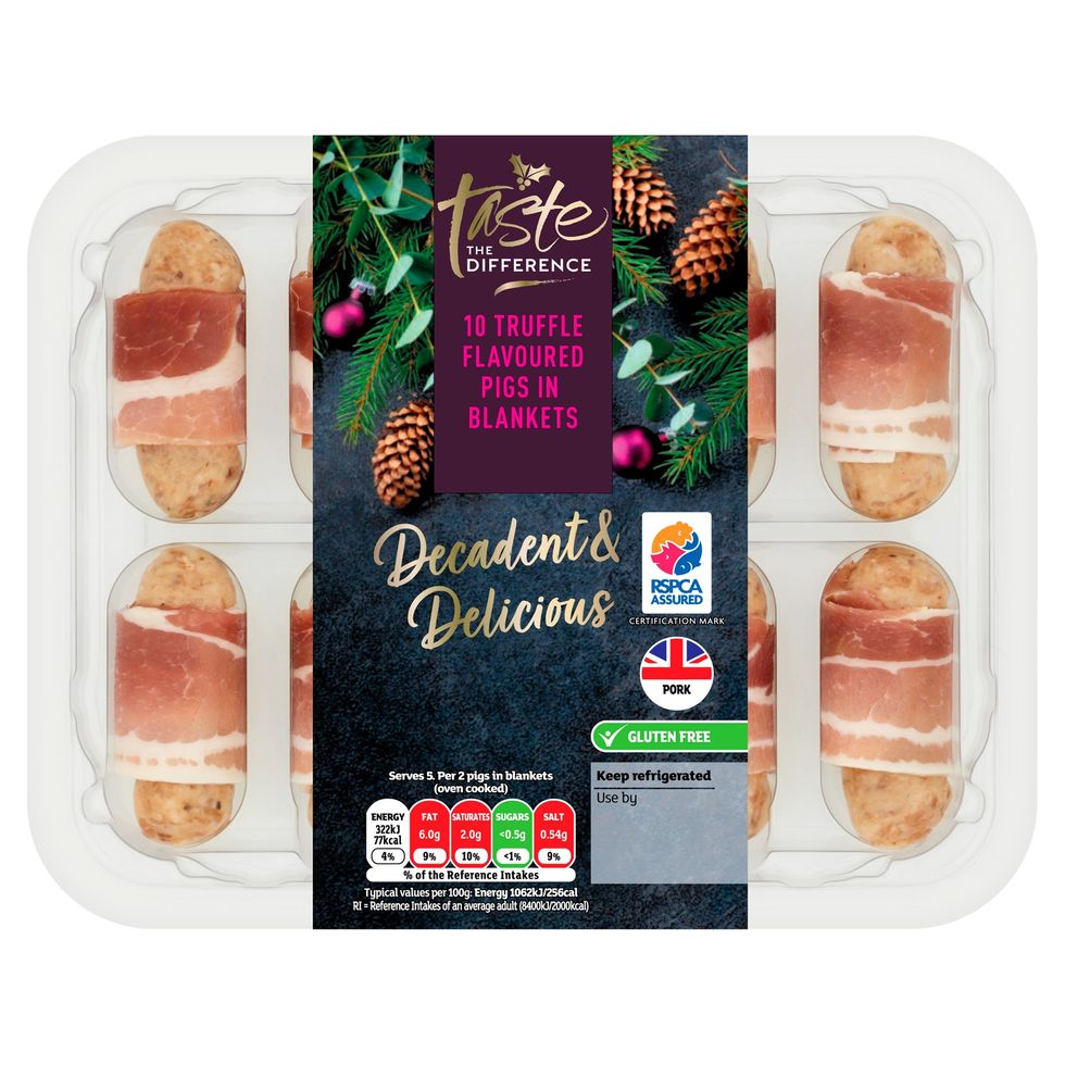 Sainsbury’s Taste the Difference British Pork & Bacon Truffle Pigs In Blankets 210g