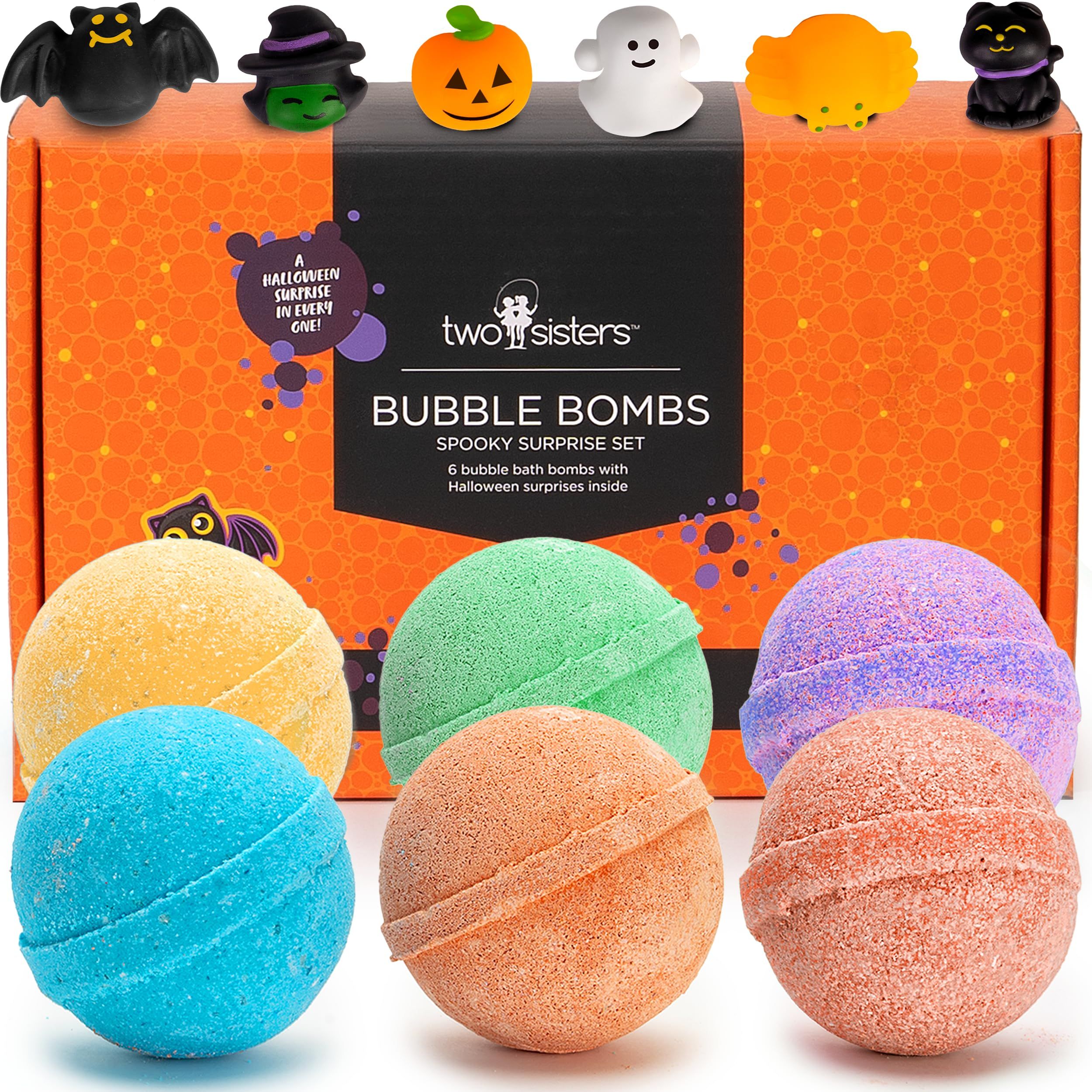 Halloween Bath Bomb Gift Set 4 Witches/Each Bath bomb with surprise 2024 horror toys