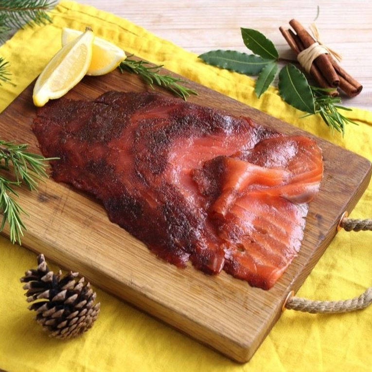 Severn & Wye Smokery Mulled Spice Smoked Salmon 200g