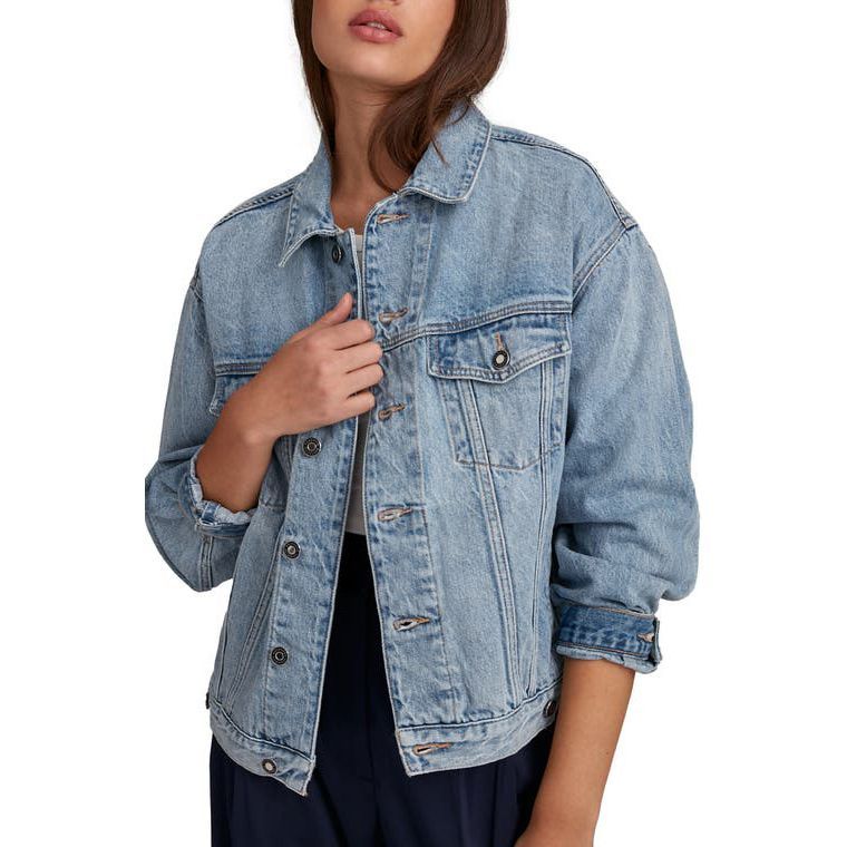 Denim Pocket Cardigan Irregular Loose-fitting Coat Top | Fashion, Fall  outfits, Outfits