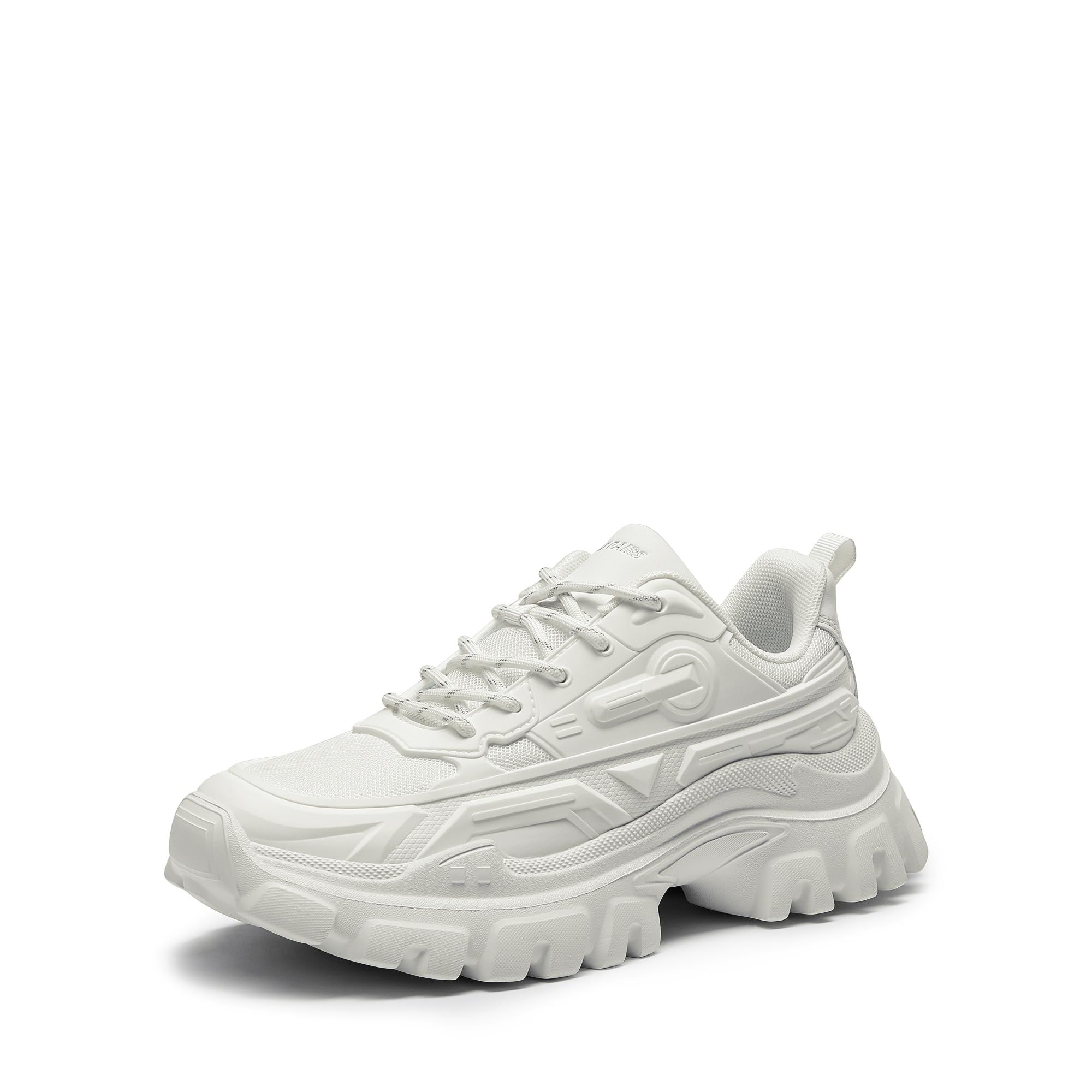 Truffle Collection chunky sole sneakers in white | ASOS