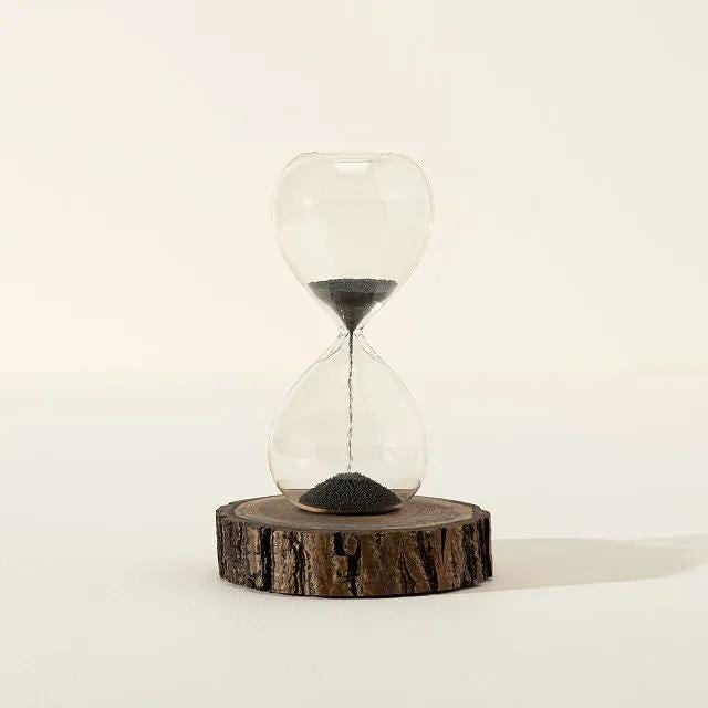 Mindful Moment Magnetic Sand Hourglass