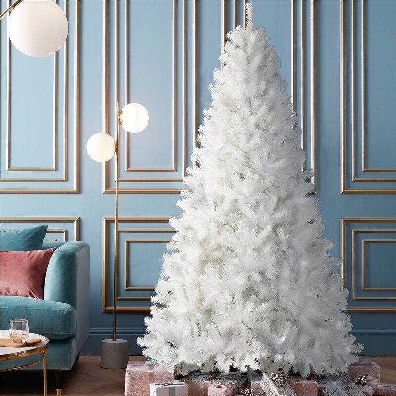 Christmas Decorations 30x White Cone Shape Tree Styrofoam
