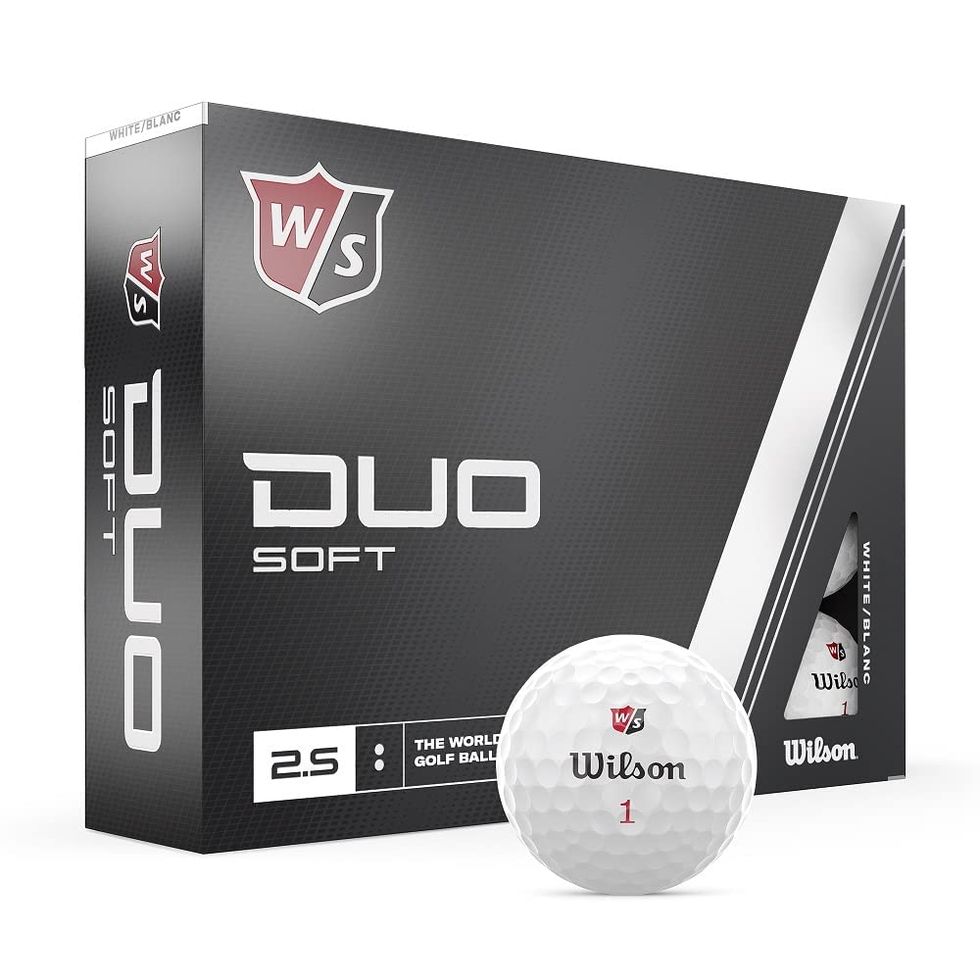 Staff Duo Soft Golf Balls - 12 Pack, White