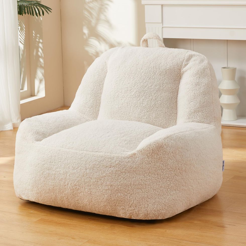Loungie 55 Stuffed Animal Storage Bean Bag Cover For Bedroom & Reviews