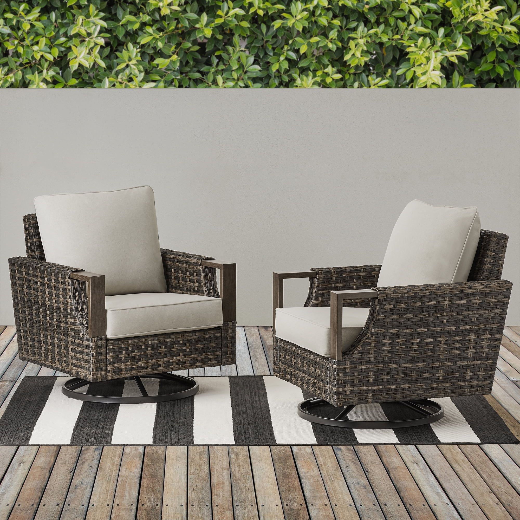 Better homes and gardens deals outdoor swivel chairs