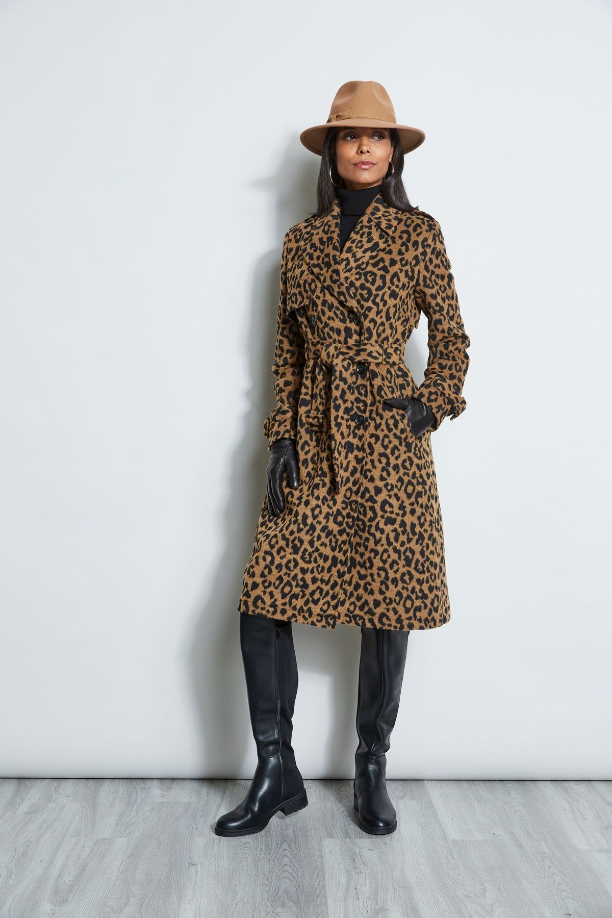 Cheetah print winter store coat