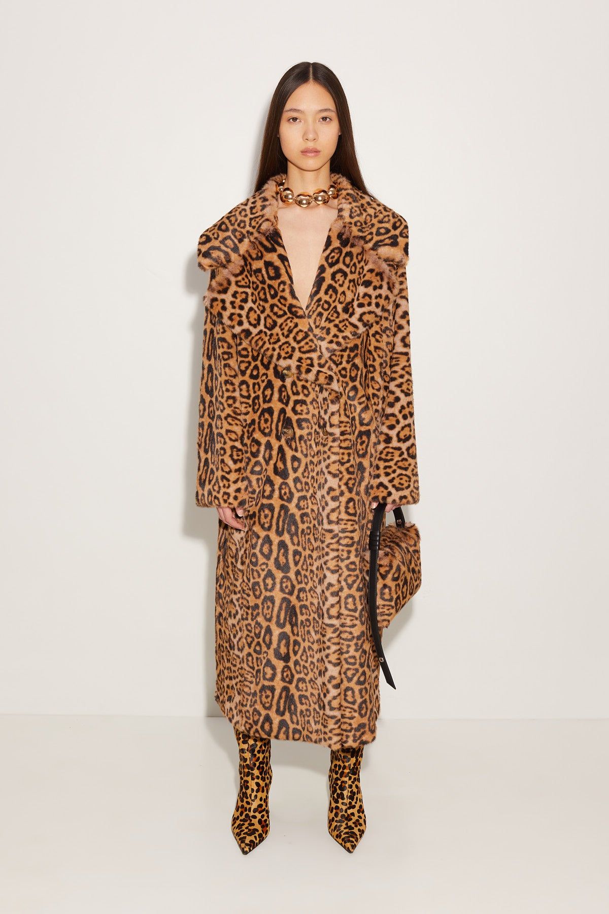 Long hotsell cheetah coat