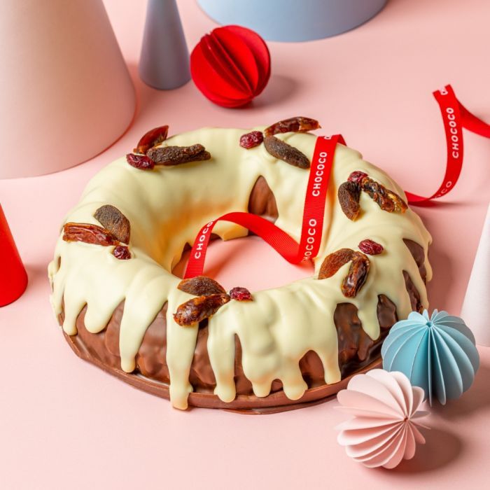 Chocolate Biscuit Cake Wreath 1kg