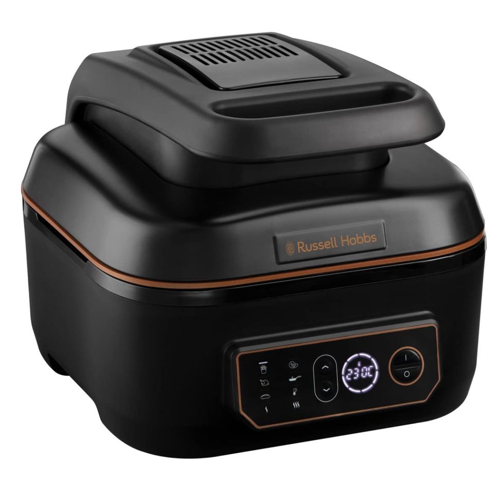 Russell Hobbs 26520 SatisFry Digital Air Fryer and Multicooker - 7 Cooking Functions Including Airfryer, Slow Cooker, Grill, Roast and Bake, 5.5 Litre Capacity, Black