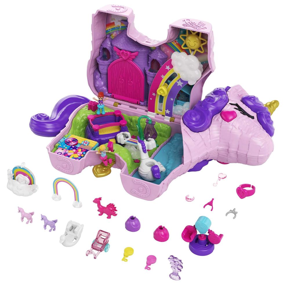 Polly Pocket Unicorn Party Large Compact Playset