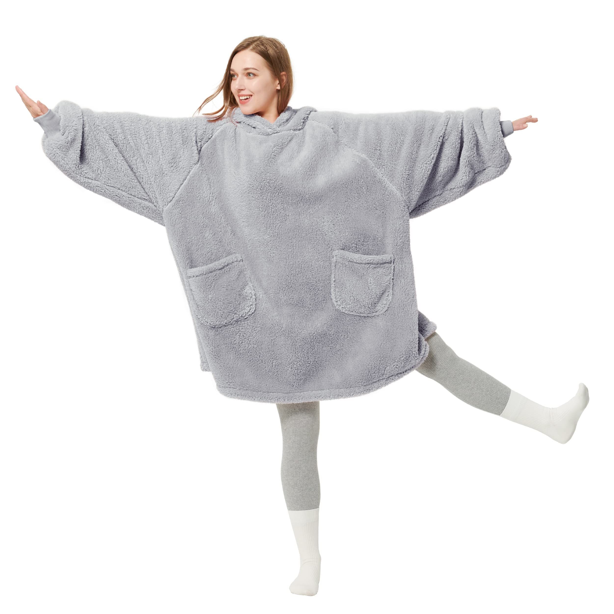 Oversized fluffy hoodie outlet women's