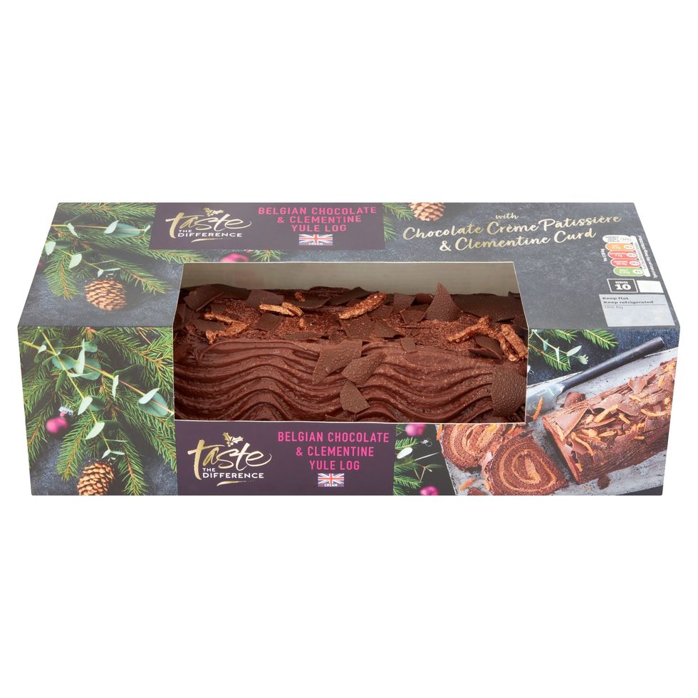 Sainsbury's Taste the Difference Belgian Chocolate and Clementine Yule Log 730g