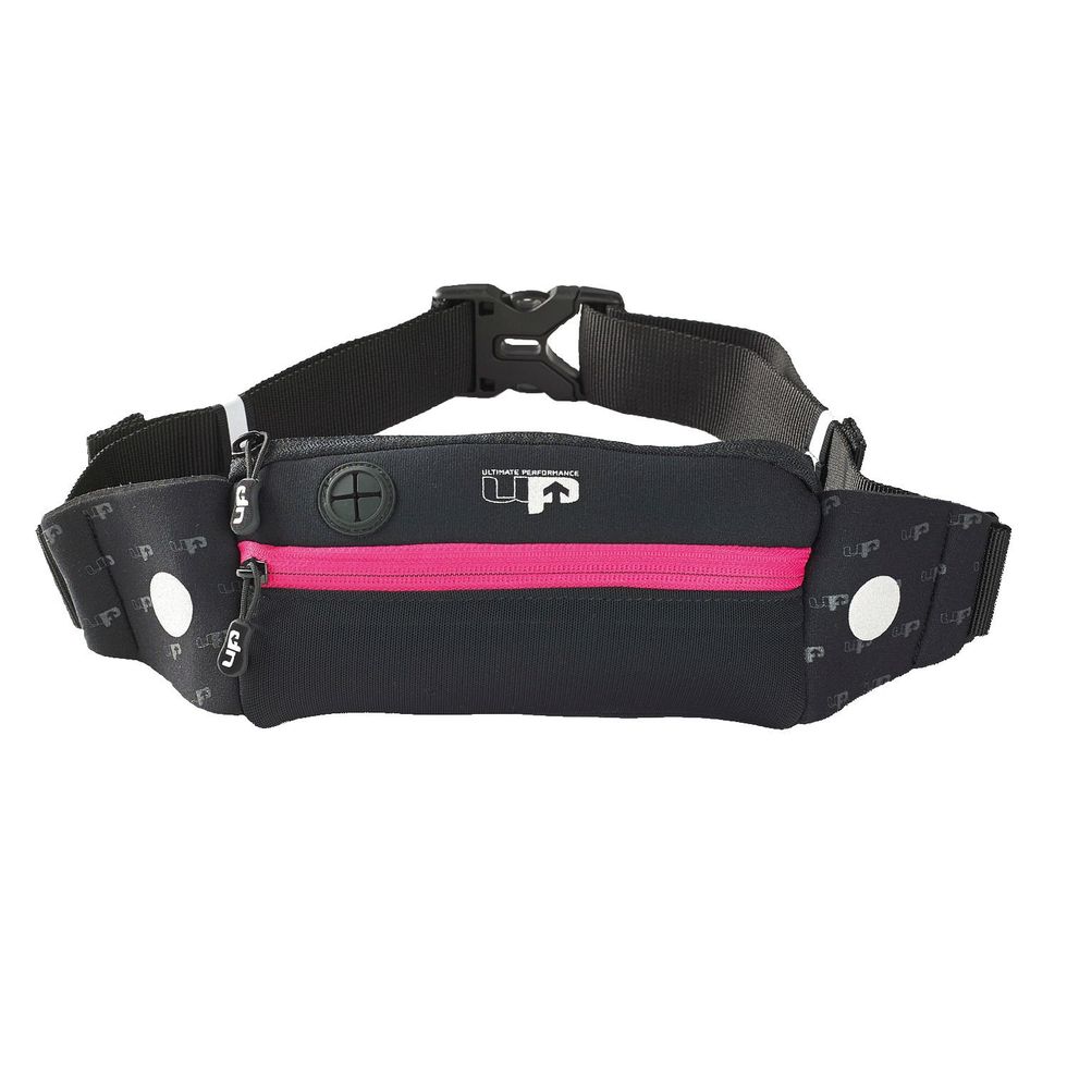 Running Belt Black & Pink