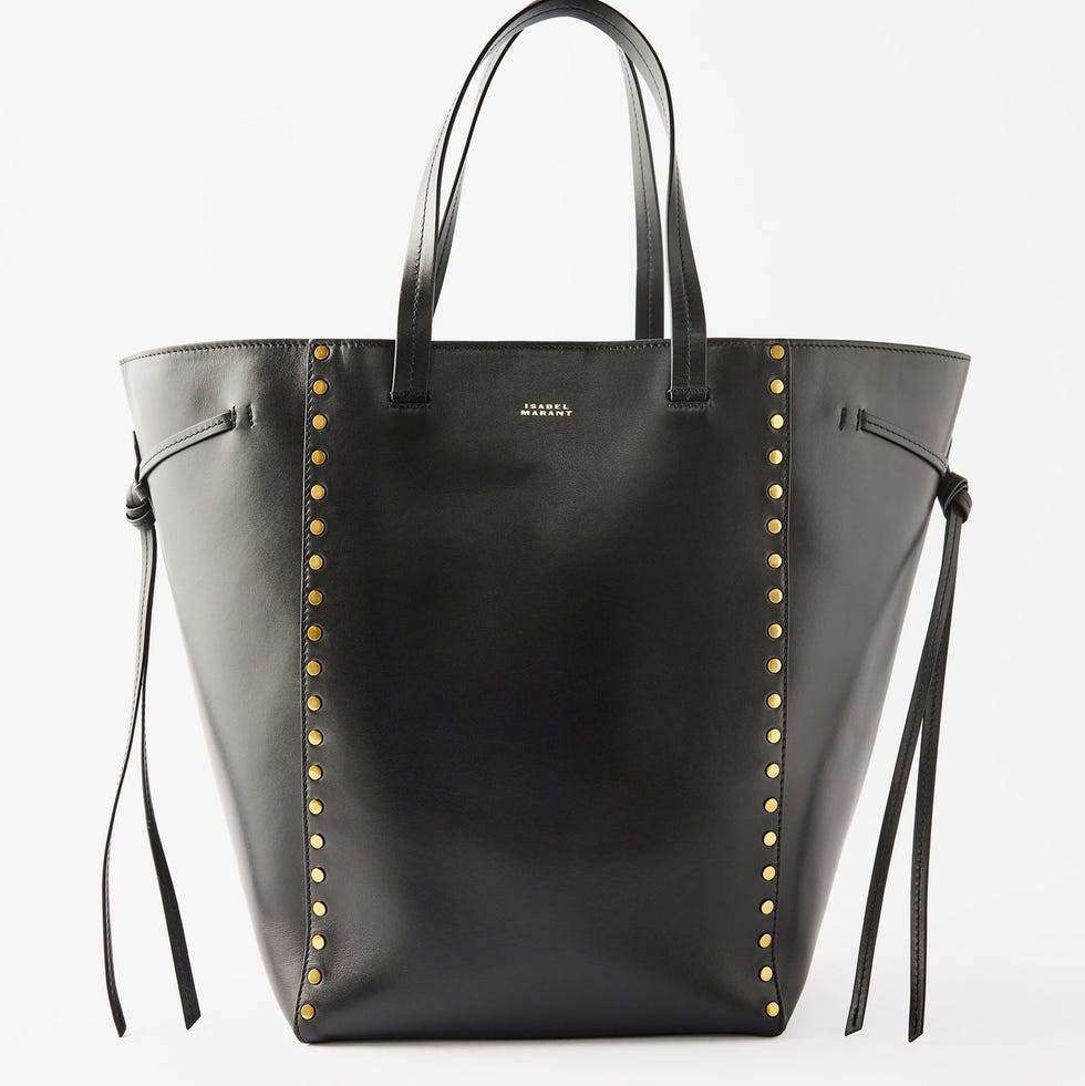 Oskan Studded Leather Tote Bag Oskan Studded Leather Tote Bag