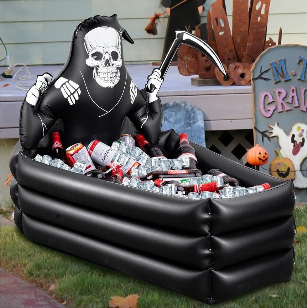 Inflatable Grim Reaper Cooler