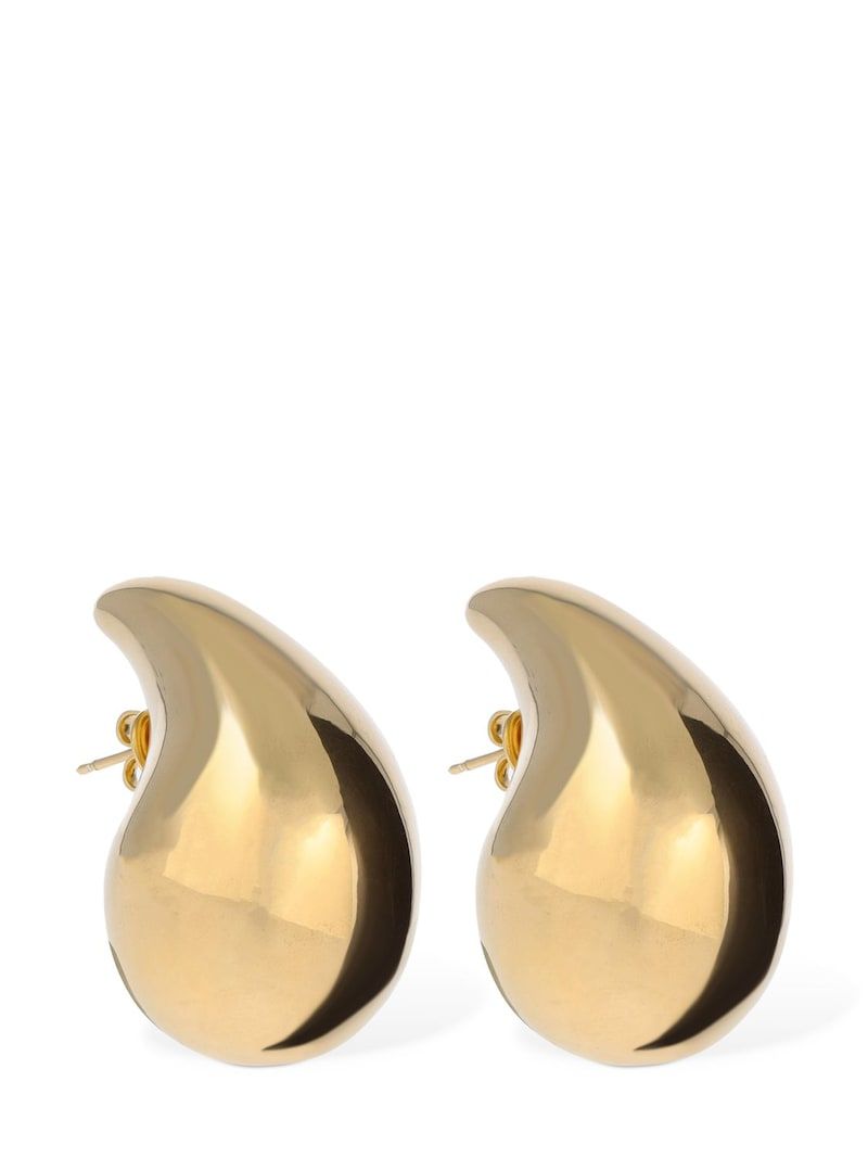 18kt Gold-plated silver earrings